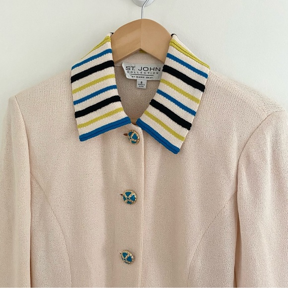 St. John Collection By Marie Gray Collared Jacket - Picture 3 of 7